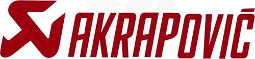 yeni özel  motosikletAkropovic Motorsiklet Sticker Kırmızı 2 Adet 20*4 Cm Uyumlu