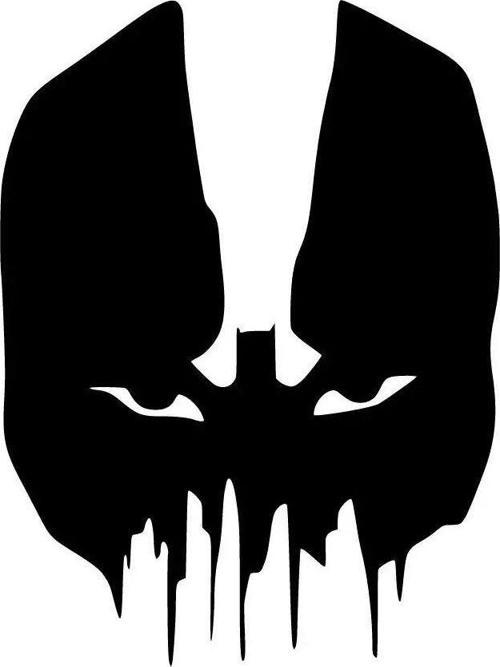 Batman Kurukafa Oto Sticker Siyah 25 x 32 cm Aracınıza Yeni Bir Tarz Katın