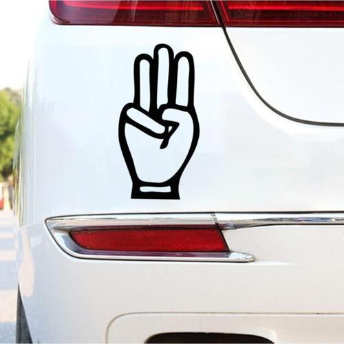İzci Selamı Oto Sticker (ECNRSHOP TARAFINDAN GÖNDERİLMEKTEDİR)i 19*10 Cm