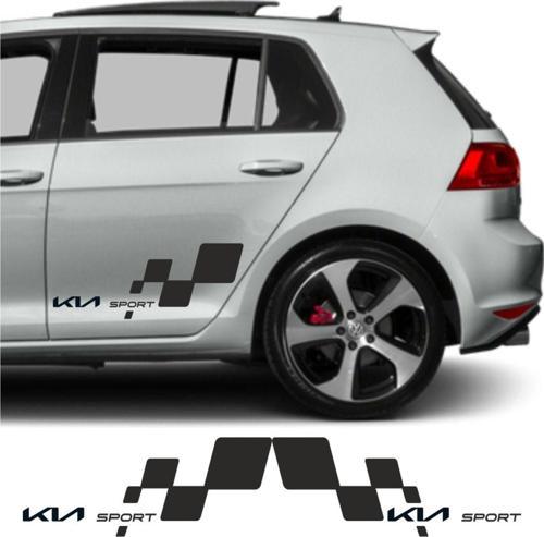 Kia Cerato İçin özel yeni uyumlu Aksesuar Yan Sport 56*26