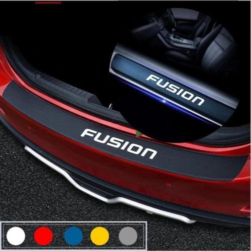 Ford Fusıon İçin Uyumlu Aksesuar Oto Bagaj Ve Kapı Eşiği Sticker Seti Karbon
