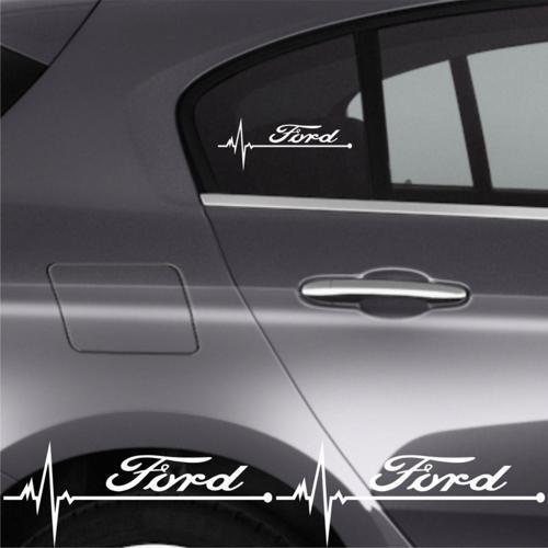 Ford Probe İçin Uyumlu Aksesuar Oto Ritim Sticker 2 Adet 20*9 Cm