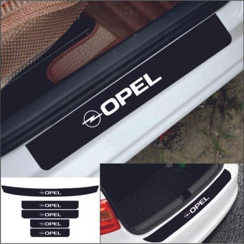 Opel Astra İçin Uyumlu Aksesuar Oto Bagaj Ve Kapı Eşiği Sticker Set Piano Black