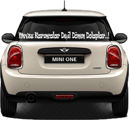 Oto Cam Yazı Sözleri Ticari-Servis-Dolmuş-Panelvan Uzun özel yeni sticker Model 50