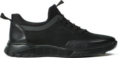 Lazne Hakiki Deri Siyah Torje Erkek Günlük Ayakkabı