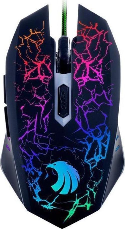 PGM02 Gaming Mouse + Mouse Pad Yeşil