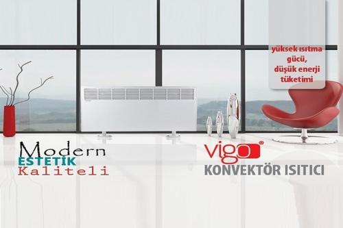 Elektrikli Panel Konvektör Isıtıcı Manuel 2500 Watt Beyaz