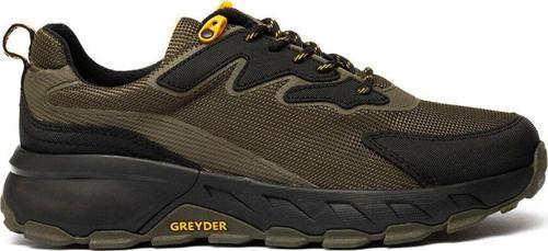 Erkek Siyah Haki Hakiki Deri Su Geçirmez Outdoor Ayakkabı 3K1Ga16345
