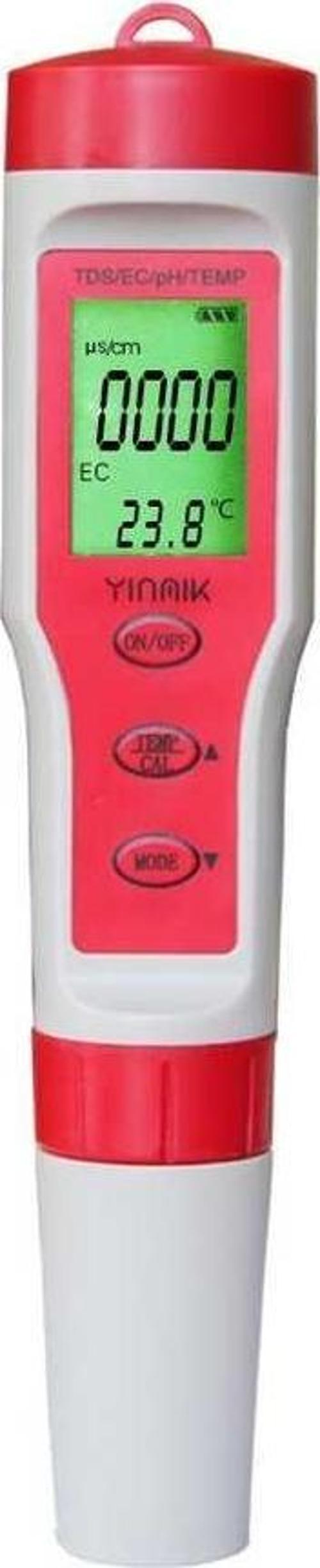 EZ9908 4'ü 1 arada PH Metre TDS EC ve Sıcaklık Ölçer