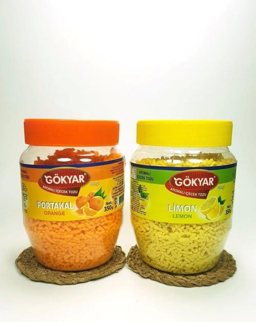 1 Adet Portakal + 1 Adet Limon Aromalı Toz Içecek Oralet 2x350 gr