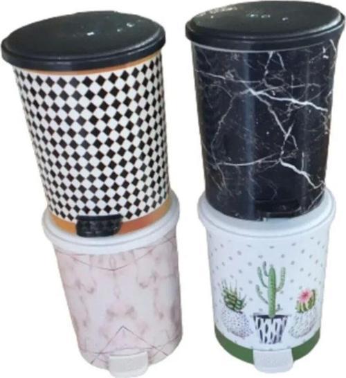 2 No 8 Lt Basmalı Çöp Kovası Royaleks-mrd152