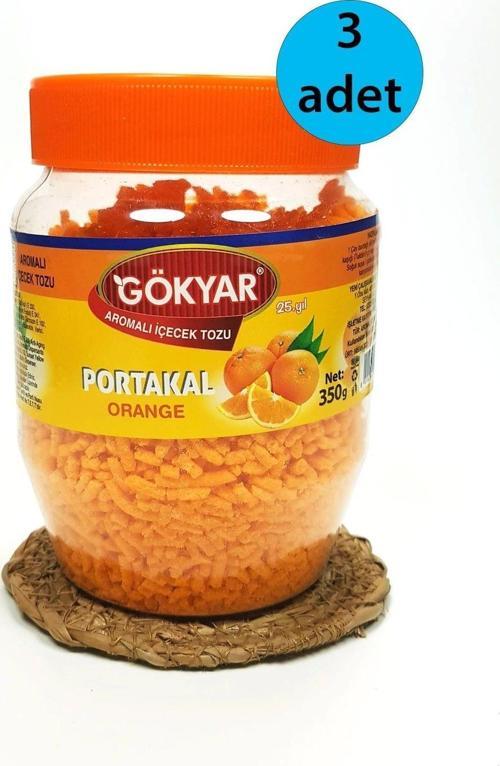3 Adet Portakal Aromalı Toz Içecek Oralet 3x350 gr