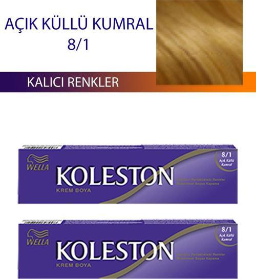 2 Adet Single Tüp Boya Saç Boyası Açık Küllü Kumral 8/1 - SGM6483-3062