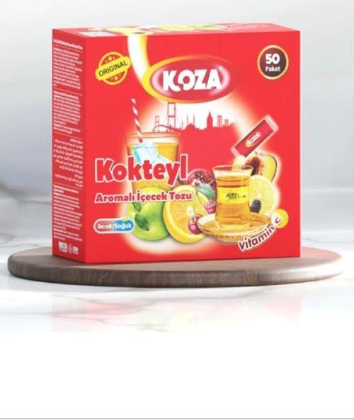 Koza Tek Içimlik Kokteyl Aromalı Toz Içecek 50'li