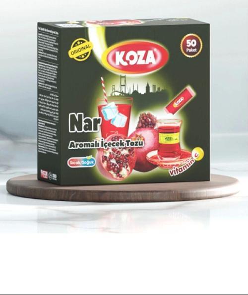 Koza Tek İçimlik Nar Aromalı Toz İçecek 50'li
