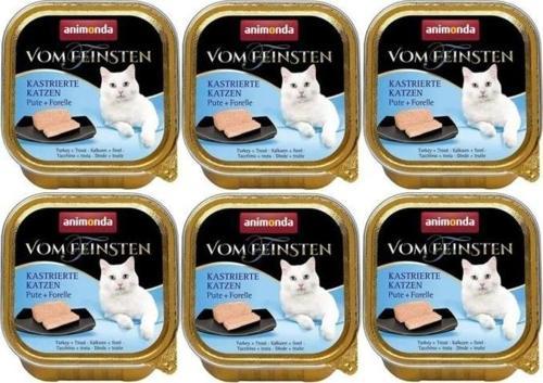 6 Adet Animonda Kısır Kedi Hindi Ve Alabalıklı  Kısırlastırılmış Konservesi 100gr