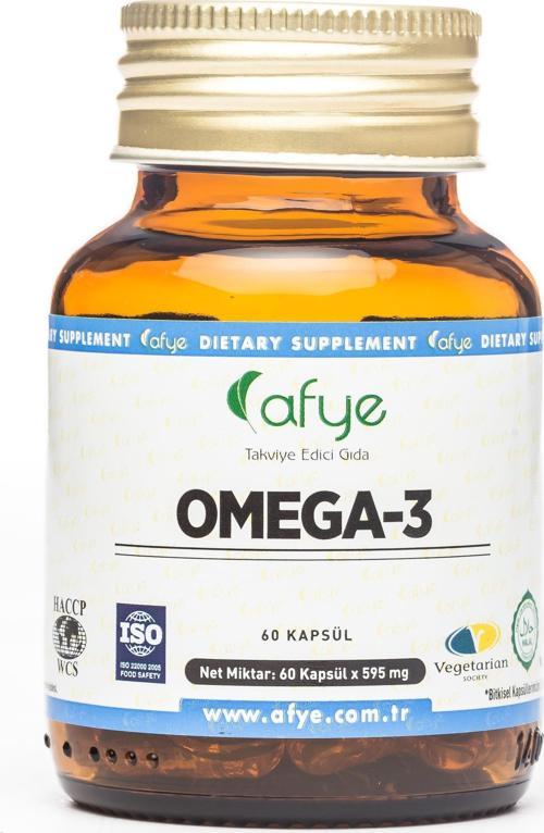 Omega 3 Balık jelatin  60 kapsül