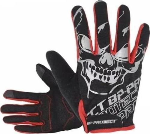 Forte GT Xbyc HJ 0273 Uzun Parmaklı Eldiven L Beden Bisiklet Eldiveni Siyah
