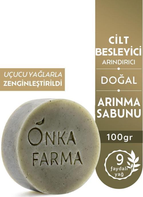Onka Farma Arınma Doğal Sabun 100 Gr Cilt Ferahlatıcı Yatıştırıcı Besleyici Katı Sabun