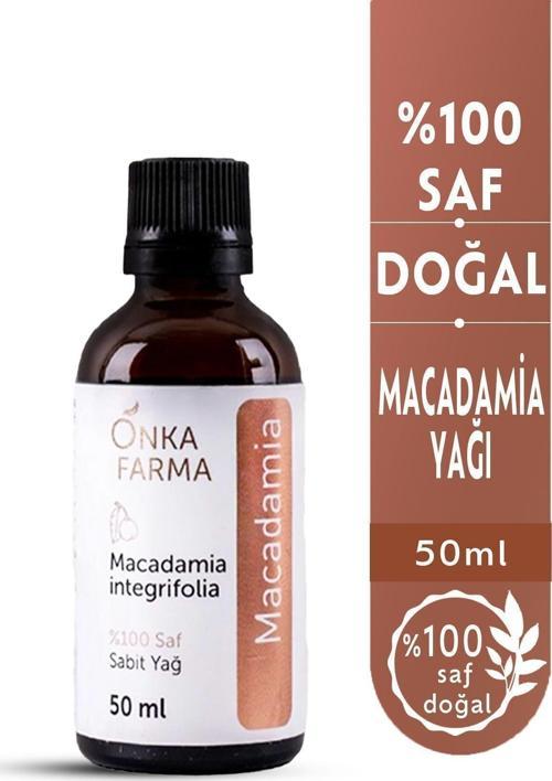 Onka Farma Makademya Yağı - %100 Saf Macadamia Cadı Fındığı Yağı - 50 Ml