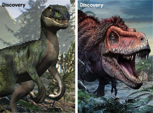Prime 3D Discovery Tarbosaurus ve Velociraptor İkili Puzzle 200 Parça 10231