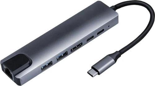 Senseı Type-C 6In1 Hdmı Cok Fonksıyonlu Usb 3.0 Dock Statıon