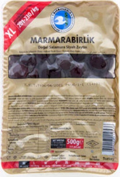 Mega Zeytin 500 G 201-230 Ad/Kg ( 5 Adet )
