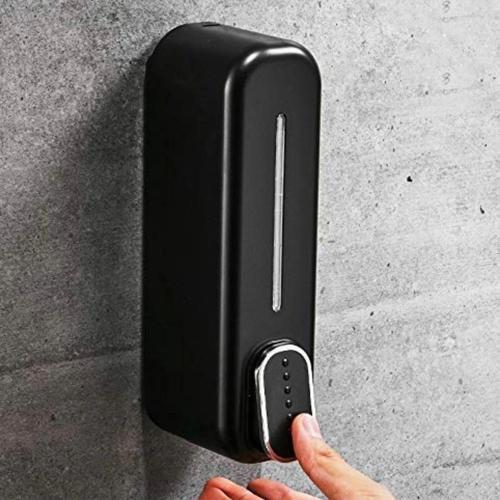 ® Siyah Duvara Monte Sıvı Sabunluk Dispenser 300 ml