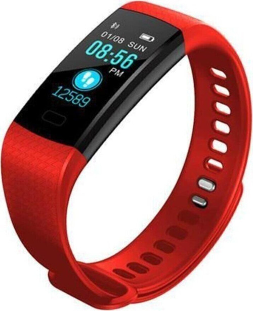 Akıllı Bileklik (Ateş Ve Tansiyon Ölçer) Sw-001S Kırmızı