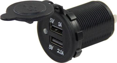 Ayt Pano Tipi USB IC-266C 8-32 Volt Kulaksız 30 Mm Oto Çakmaklı Boyutunda 12V Kullanılabilir Usb Şarj Girişi