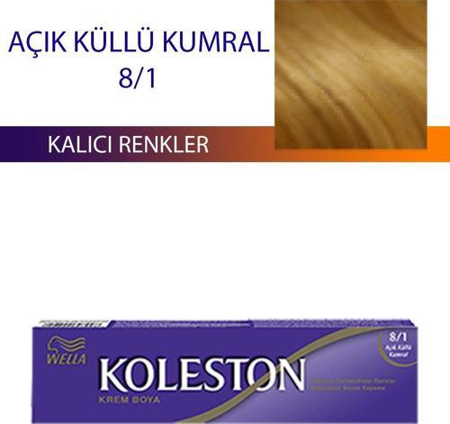 Mbb E-Ticaret Single Tüp Boya Saç Boyası Açık Küllü Kumral 8/1