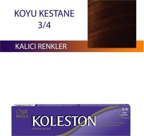 Mbb E-Ticaret Single Tüp Boya Saç Boyası Koyu Kestane 3/4