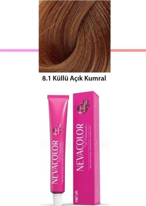 Mbb E-Ticaret Premium 8.1 Küllü Açık Kumral - Kalıcı Krem Saç Boyası 2 X 50 G Tüp