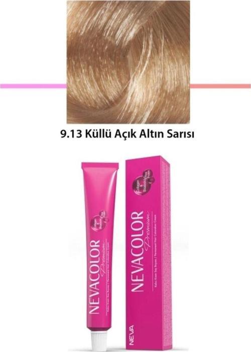 Mbb E-Ticaret Premium 9.13 Küllü Açık Altın Sarısı - Kalıcı Krem Saç Boyası 2 X 50 G Tüp