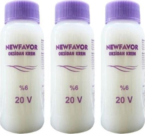 Mbb E-Ticaret 3 Adet Oksidan Krem Saç Boya Sıvısı 6'Lık 20 Volüme 60 Ml
