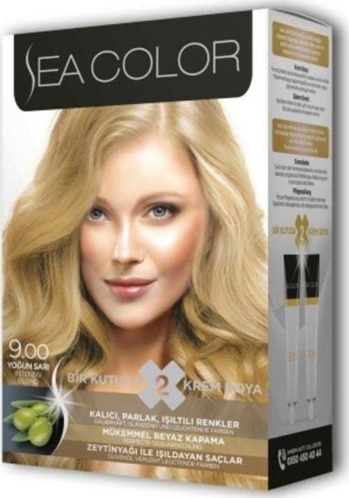 Mbb E-Ticaret 2 Tüp Krem Saç Boyası Seti Yoğun Sarı No:9.00