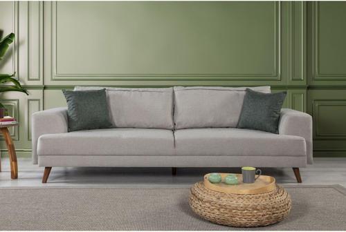 Nobis Yataklı Kanepe Keten Krem