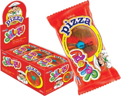 Jellopy Pizza Yumuşak Şeker 20 Gr Jelibon 24'Lü Jelıbon
