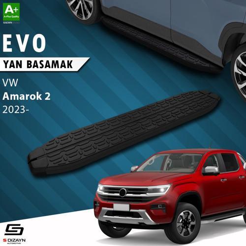 VW Amarok 2 Evo Siyah Yan Basamak 203 Cm 2023 Üzeri A+ Kalite