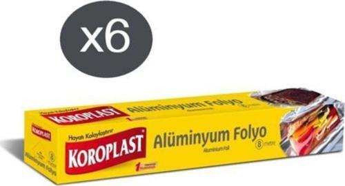 Alüminyum Folyo 8 Metre X 6 Paket (30Cm*8M)