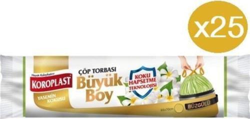 Yasemin Koku Büzgülü Büyük Çöp Torba 10'Lu X 25 Paket