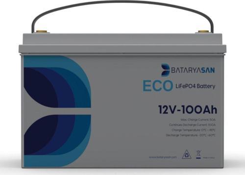 12V 100Ah Eco Lifepo4 Uyumlu Akü (Lityum Akü)