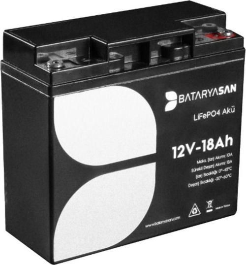12V 18Ah Lifepo4 Akü (Lityum Akü)