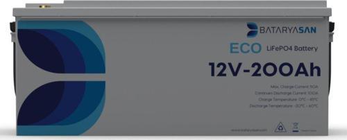 12V 200Ah Eco Lifepo4 Akü (Lityum Akü)