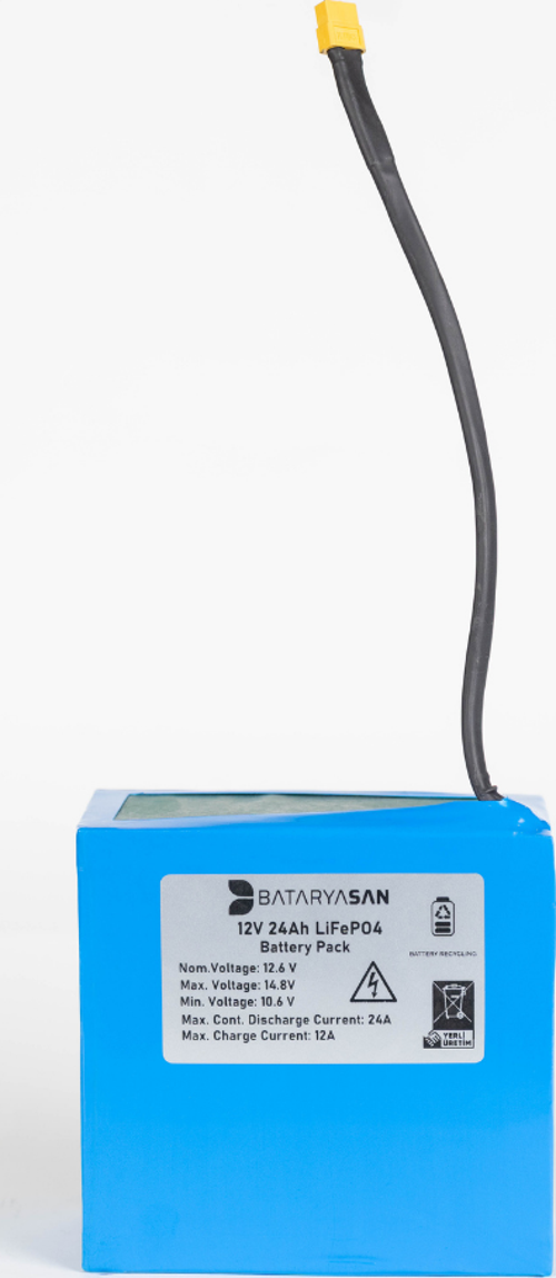 12V 24Ah Lifepo4 Batarya Paketi