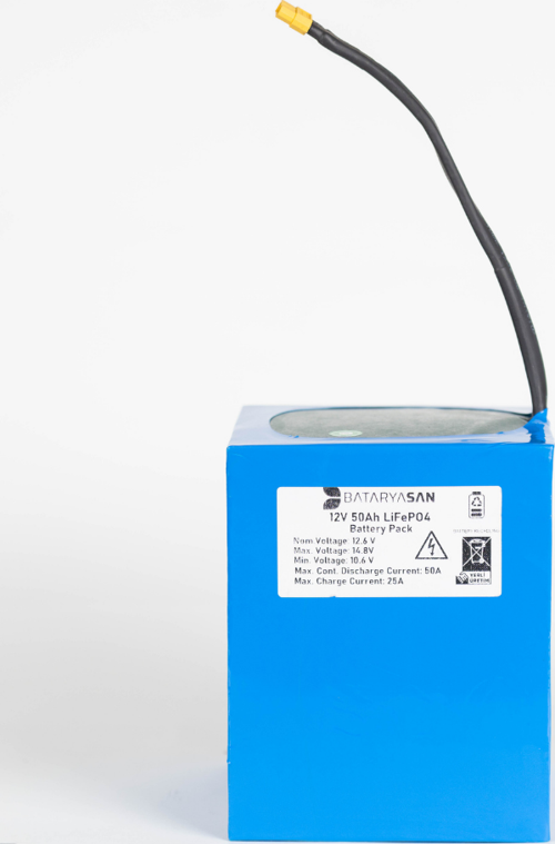 12V 50Ah Lifepo4 Batarya Paketi