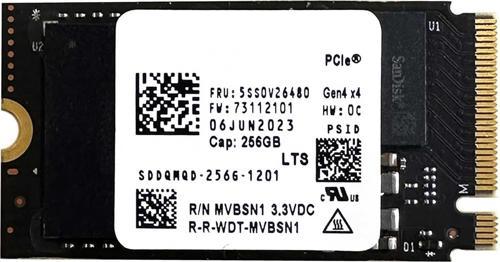 SN740 256GB 4000/2000MB/s Gen4x4 22x42 M.2 NVMe SSD