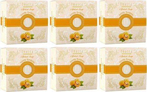 Nemlendirici Etkili Kayısı Özlü Doğal Katı Sabun - 150 Gr X 6 Kutu