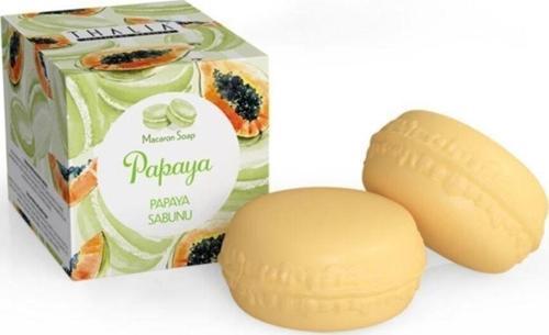 Papaya Macaron Katı Sabun - 100 Gr