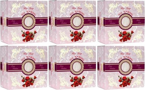 Etkili Gül Özlü Doğal Katı Sabun 150 Gr X 6 Kutu